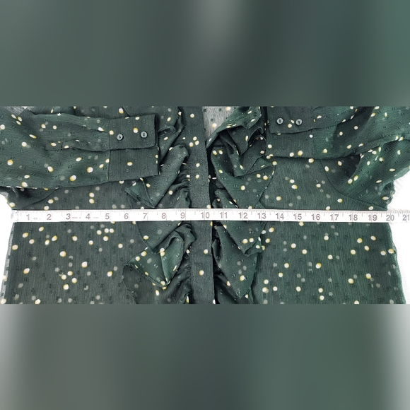 H&M Sheer Ruffled Blouse - Picture 6 of 9